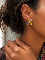 Boucles d'oreilles Bicolores Isabelle