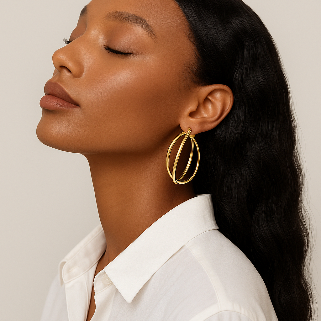 Boucles d'oreilles Créoles Anita