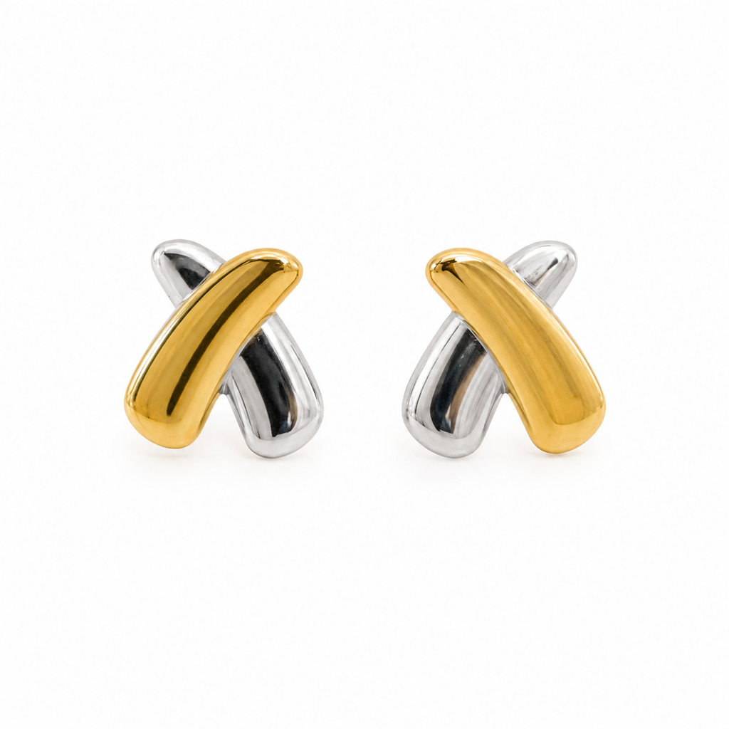 Boucles d'oreilles Bicolores Isabelle