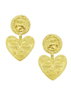 Boucles d'oreilles Coeur Venise