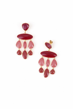 Boucles d'oreilles Anais Roses