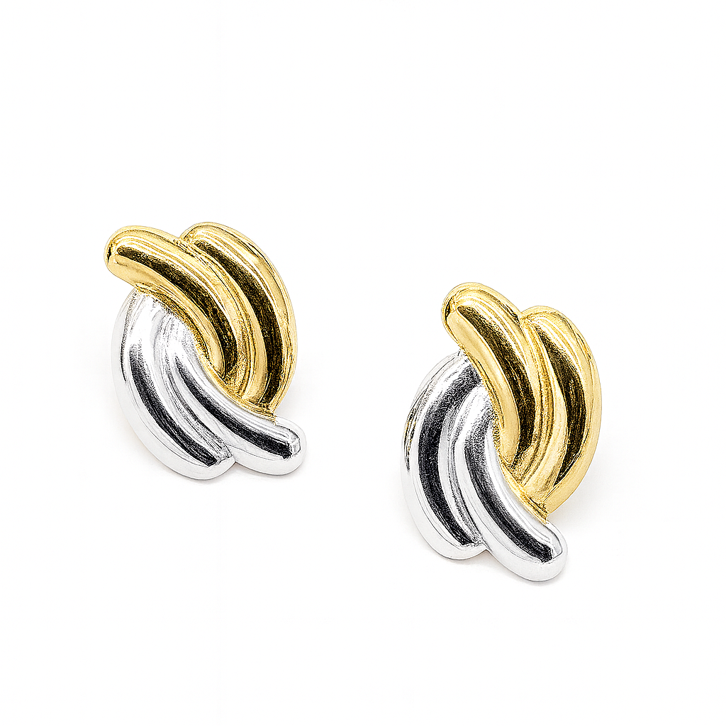 Boucles d'oreilles Bicolores Alyzée