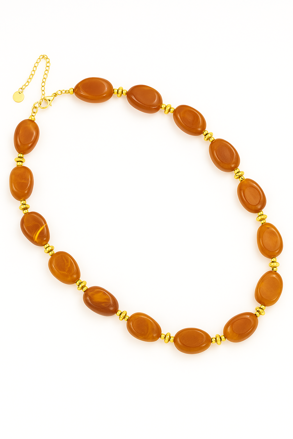 Collier Kyoto Ambre Caramel