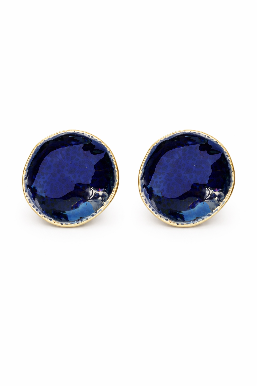 Boucles d'oreilles Sophie bleues
