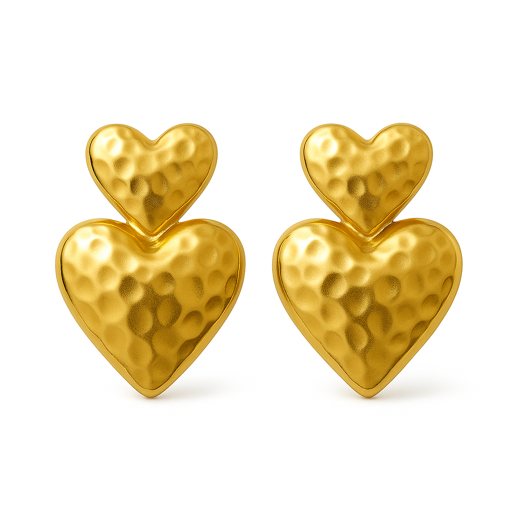 Boucles d'oreilles coeur Love is Blind