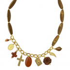 Collier Breloques Chocolat