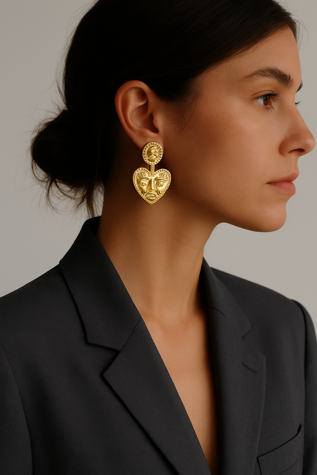 Boucles d'oreilles Coeur Venise