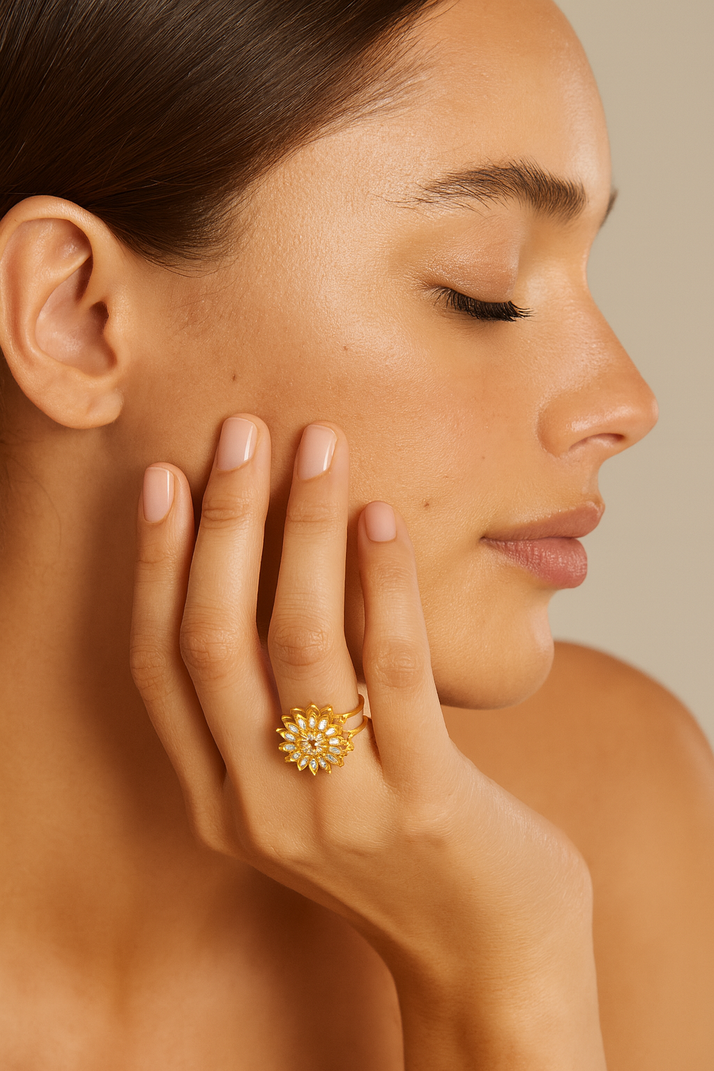 Bague tournante Anti-Stress Rosa