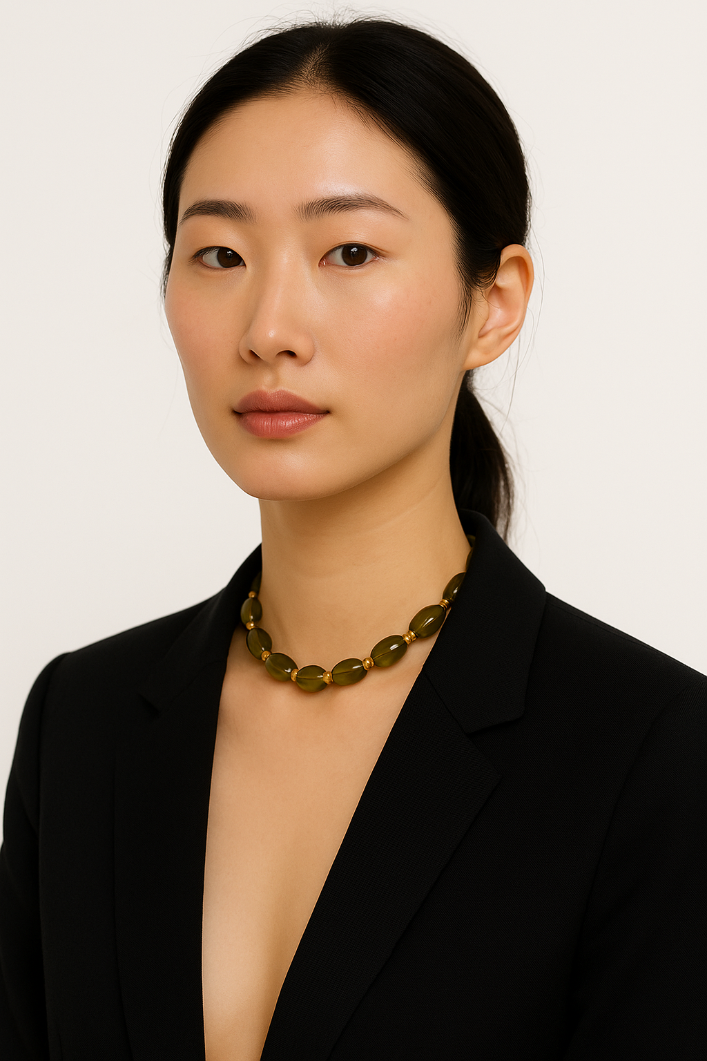 Collier Kyoto Vert Olive