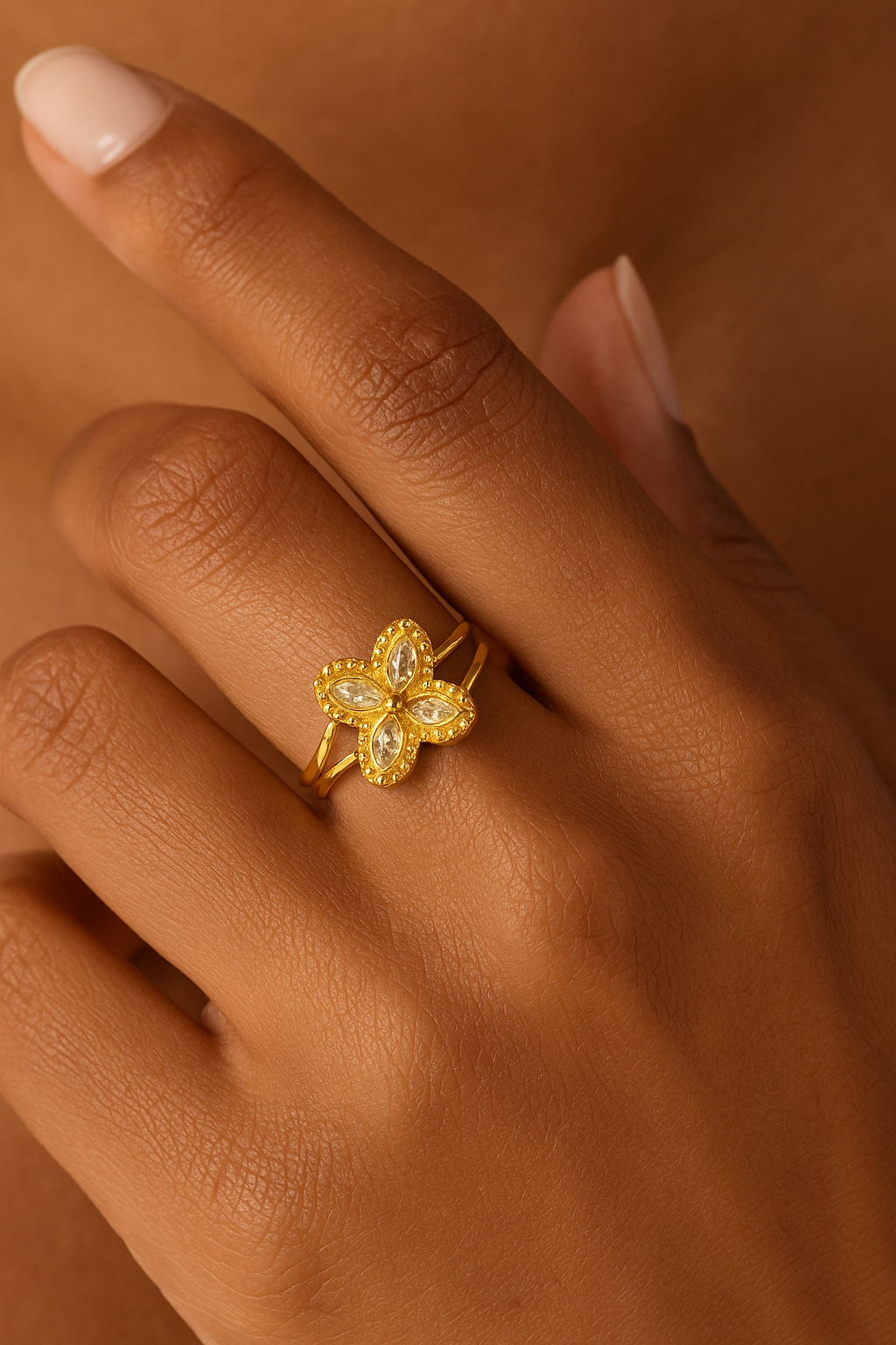 Bague tournante Anti-Stress Floralies