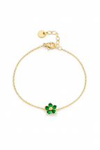 Bracelet Emeraude Céleste