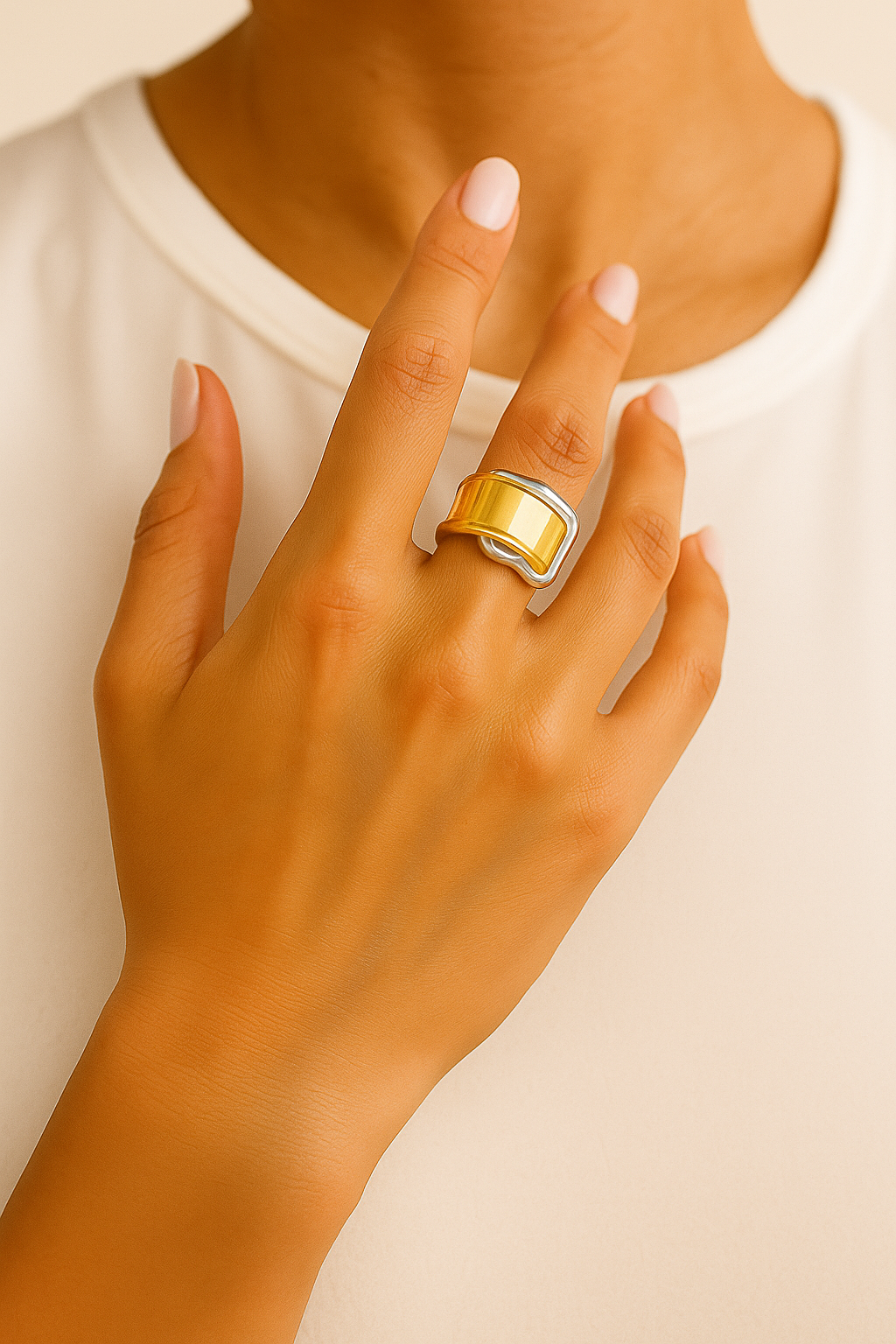 Bague Bicolore Christelle