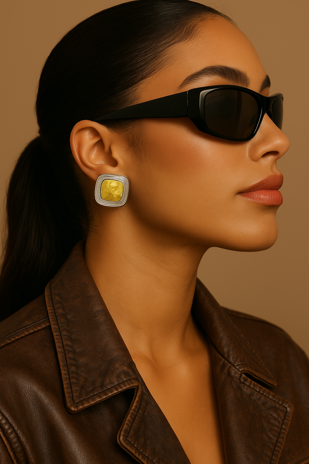 Boucles d'oreilles Bicolores Angela