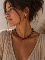 Collier Kyoto Bordeau