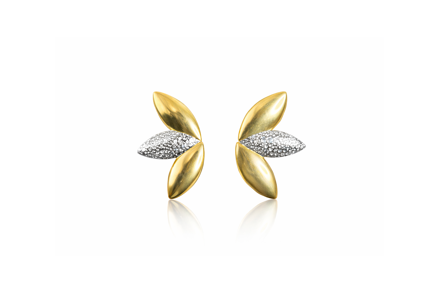 Boucles d'oreilles Bicolore Delphine