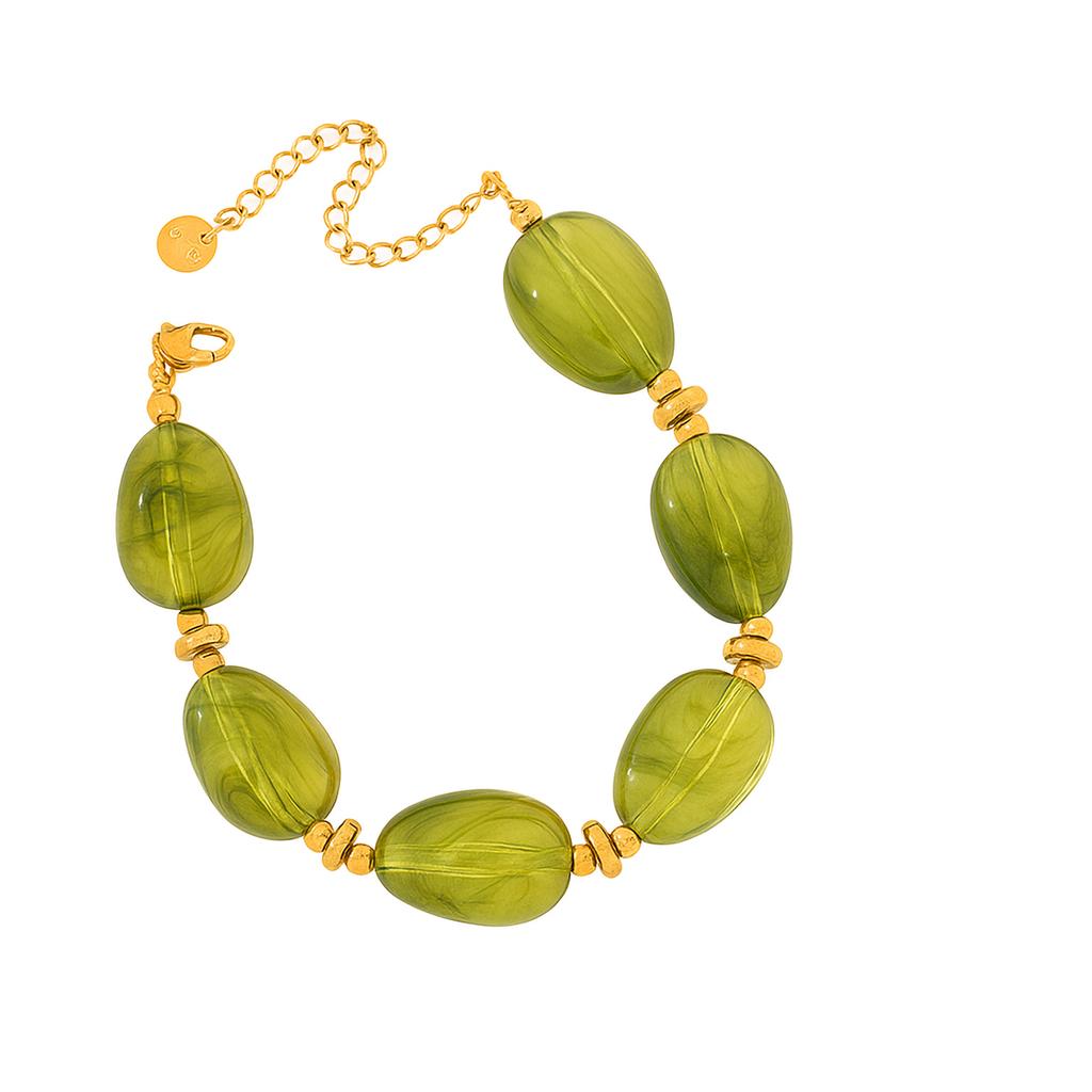 Bracelet Kyoto Vert Olive