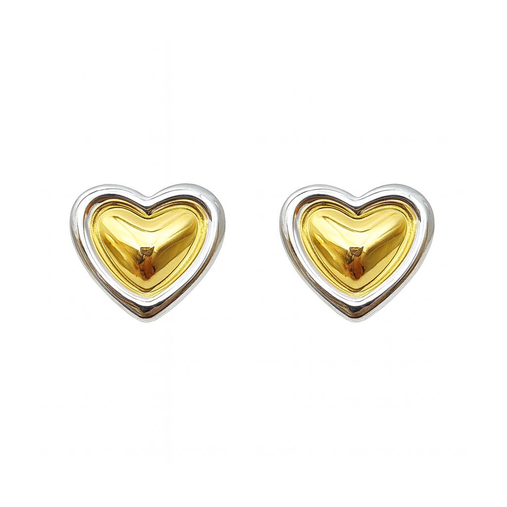 Boucles d'oreilles Bicolores Séduction