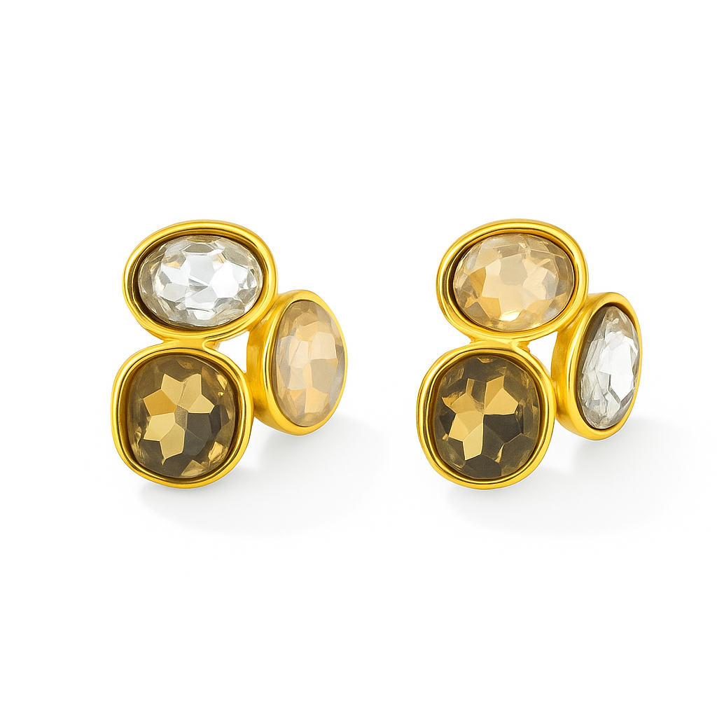 Boucles d'oreilles Trio Korea